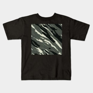 Winter Camouflage Army Pattern, a perfect gift for all soldiers, asg and paintball fans! #26 Kids T-Shirt